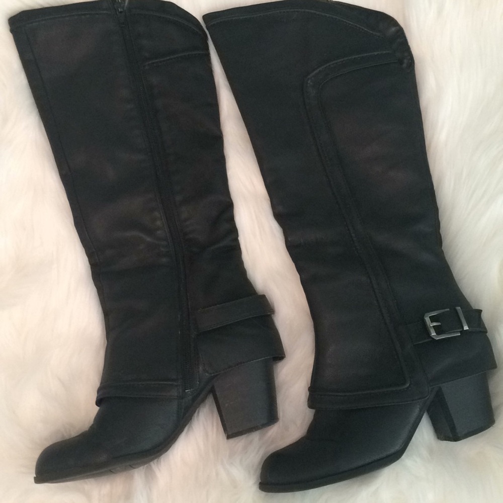 Fergalicious By Fergie Black Boots, Size 7